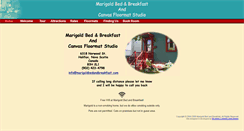 Desktop Screenshot of marigoldbedandbreakfast.com
